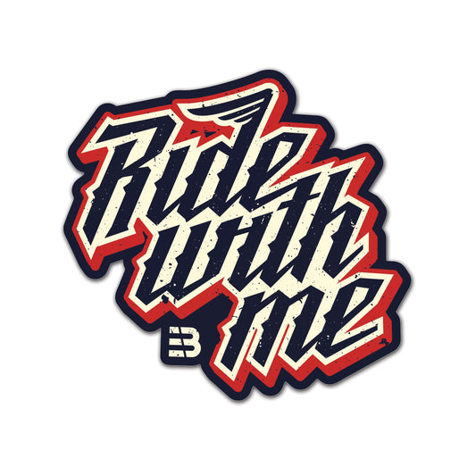 Ride With Me Sticker